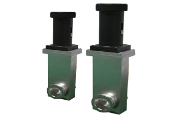 Pocket ultra high vacuum gate valve (pneumatic)